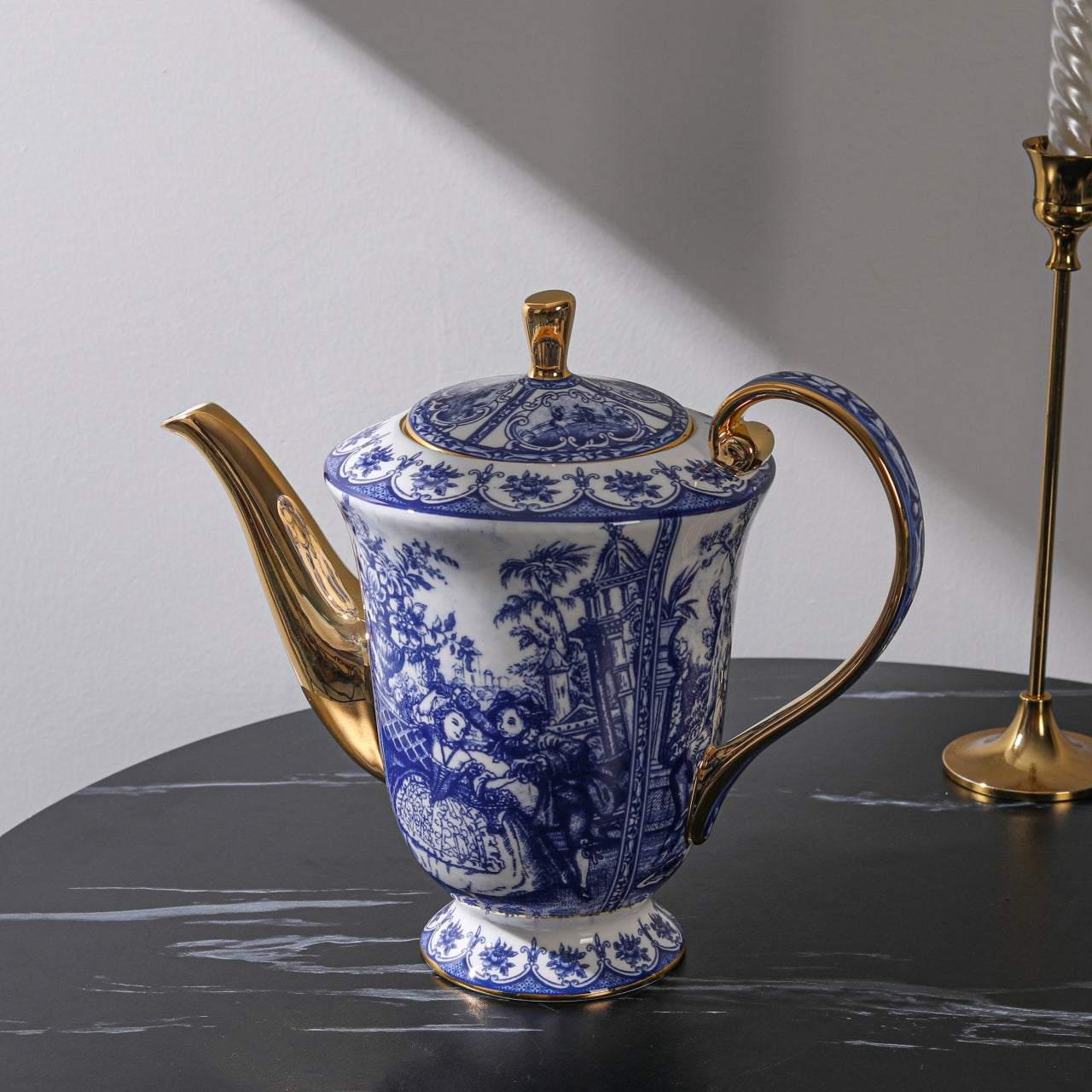 Downton Abbey Bone China Coffee Cup – French Palace Elegance