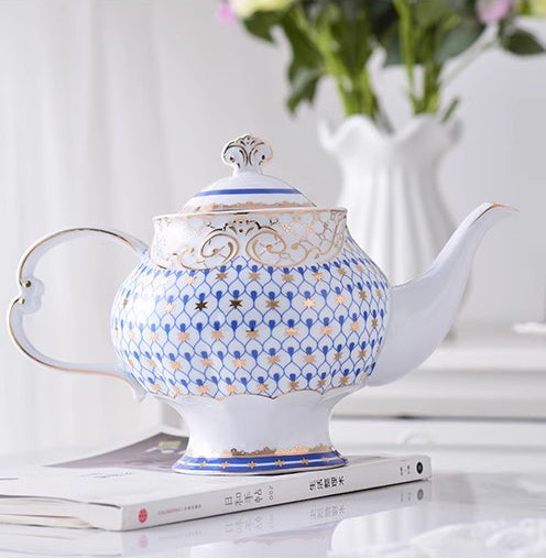European Bone China Coffee Pot & Afternoon Tea Set