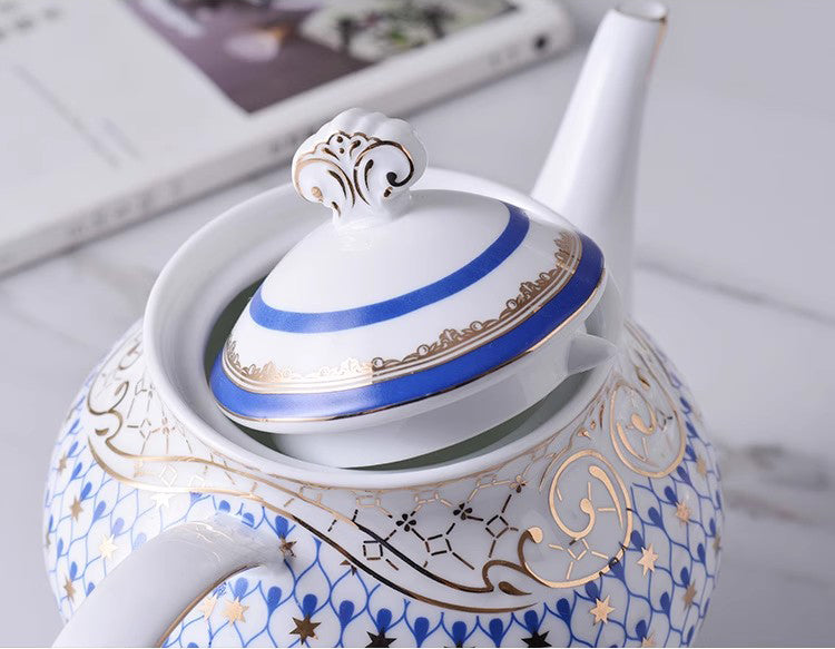 European Bone China Coffee Pot & Afternoon Tea Set