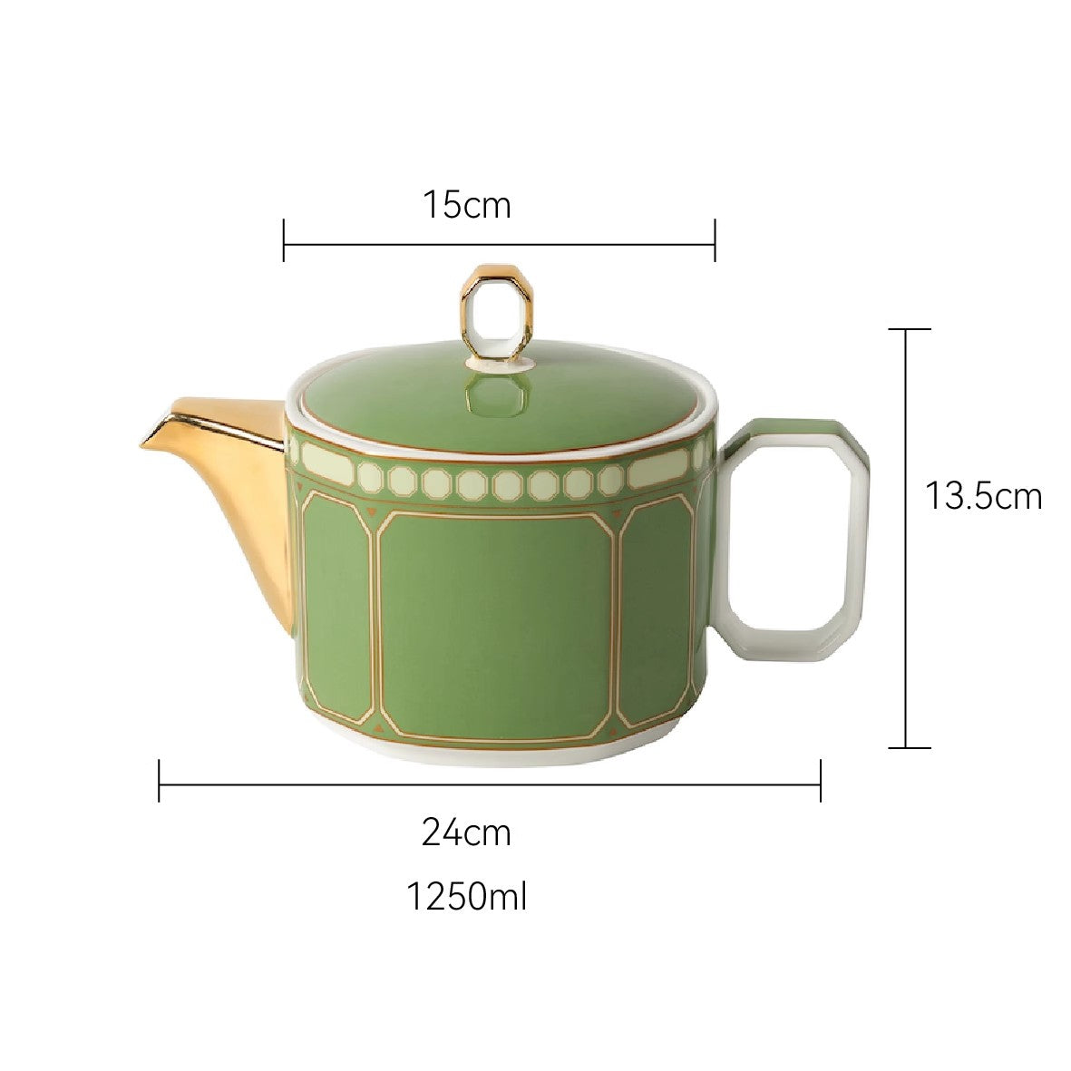 Swan-Inspired European Light Luxury Bone China Tea & Coffee Set with Gold Trim