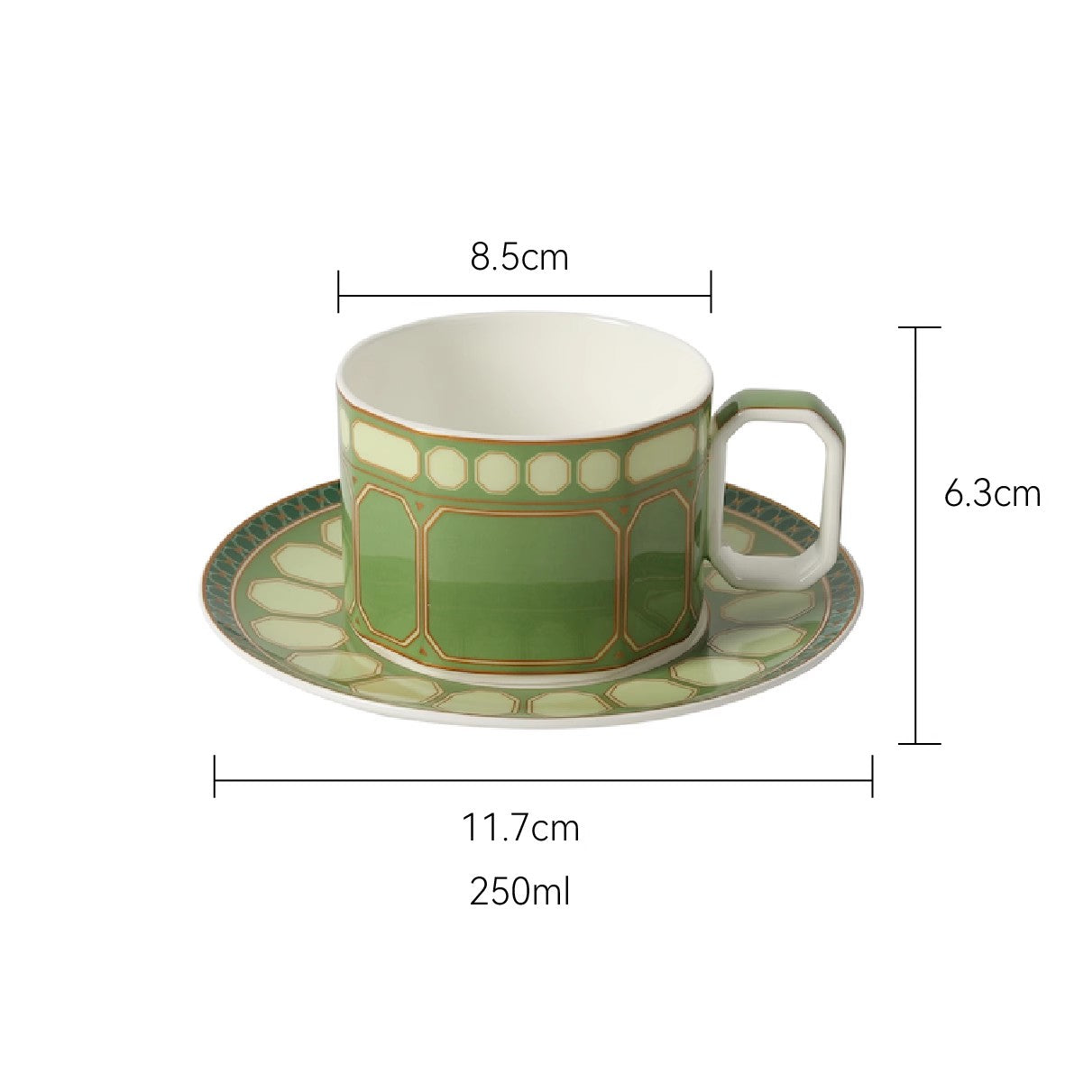 Swan-Inspired European Light Luxury Bone China Tea & Coffee Set with Gold Trim